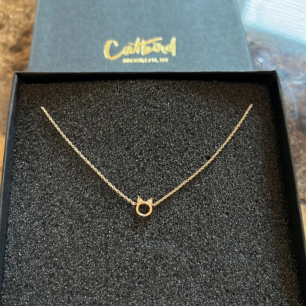 Catbird Choupette Necklace rose gold